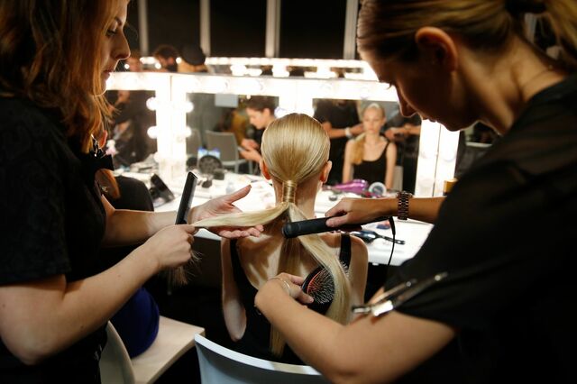 Fashionweek london backstage