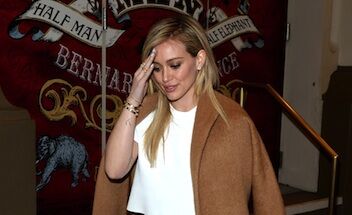 OOTD: Hilary Duff in camel coat