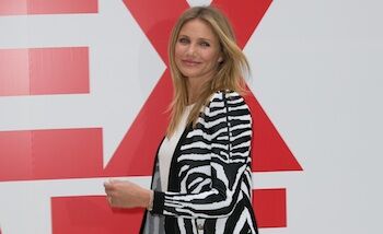 OOTD: newlywed Cameron Diaz in zebra colbert