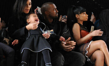 North West verpest modeshows tijdens NYFW