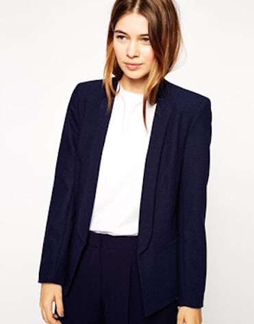 navy blazer OOTD