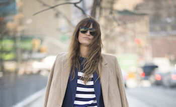 OOTD: Caroline de Maigret casual chic tijdens Fashion Week