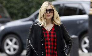 OOTD: Fearne Cotton in tartan jurk