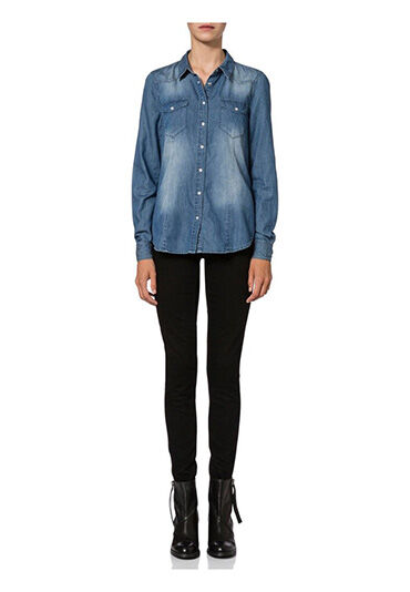 Vero Moda, Blouse Medium Blue