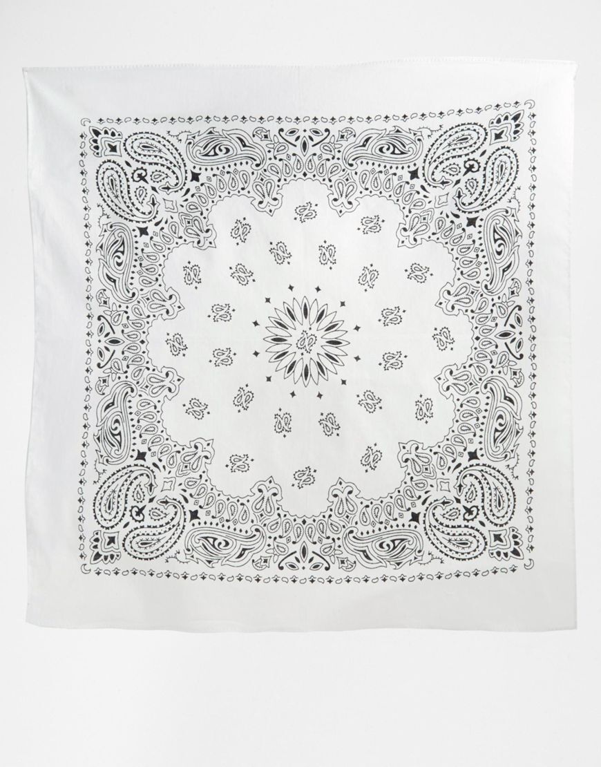 Bandana Print Headscarf Neckerchief