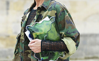 Trend: oversized camo jacket