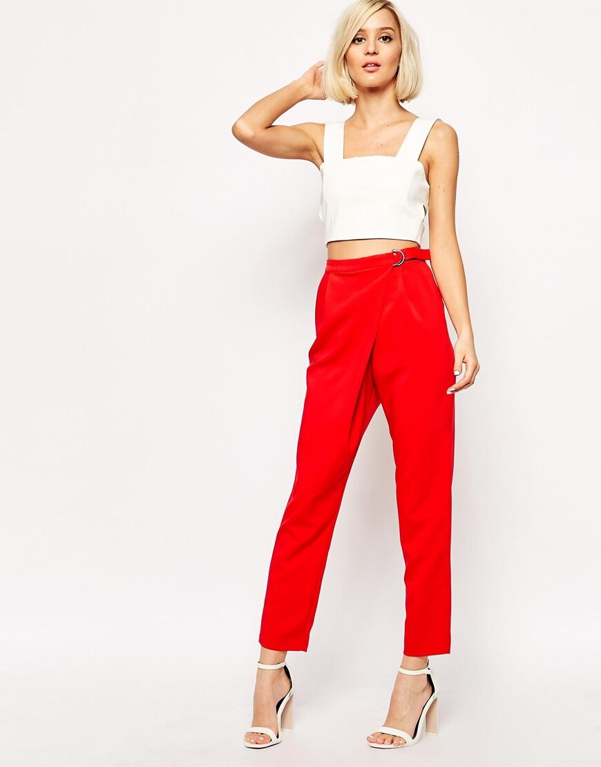 Lavish Alice D- Ring Peg Leg Trouser