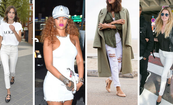 Trend: white denim