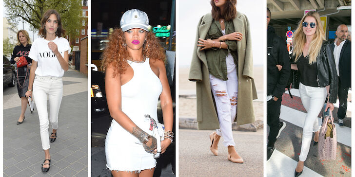 Trend: white denim