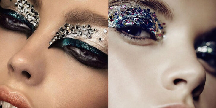 Make-up trend: glitters