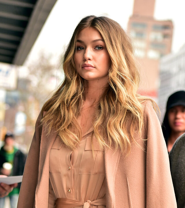 Love the look: Gigi Hadid in all camel