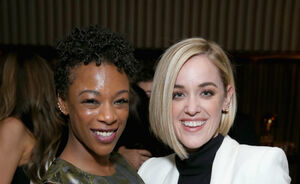 Orange is the new Black actrice Samira Wiley en scriptschrijfster zeiden ‘i do’ in fantastische bruidsmode