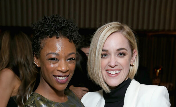 Orange is the new Black actrice Samira Wiley en scriptschrijfster zeiden ‘i do’ in fantastische bruidsmode