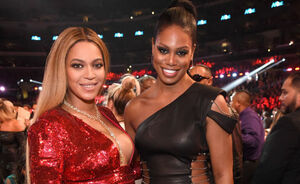 Dit is wat Beyoncé en Laverne Cox zo geheimzinnig met elkaar deden