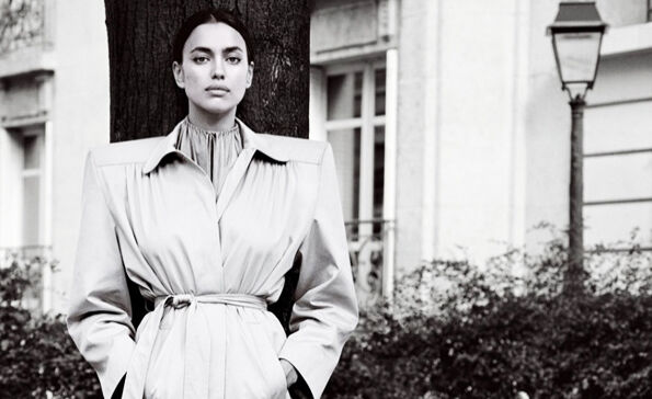 Irina Shayk showt voorjaarscollectie in W magazine