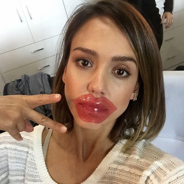 jessica alba lip masker