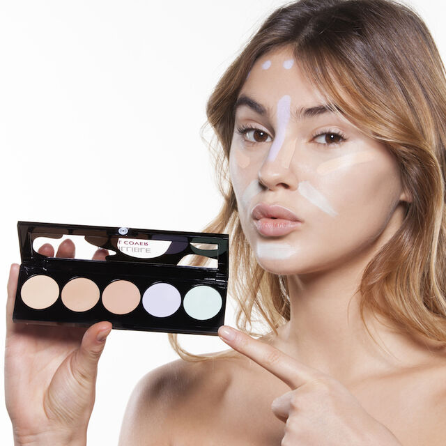 Concealer palette: welke kleur gebruik je waar?