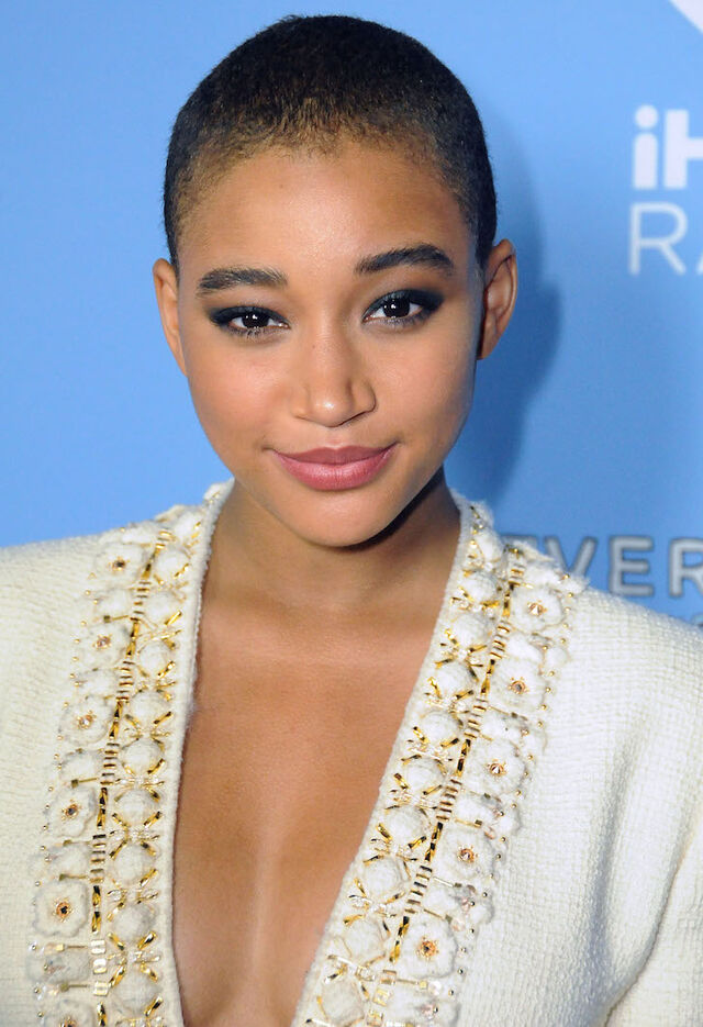 amandla stenberg short hair