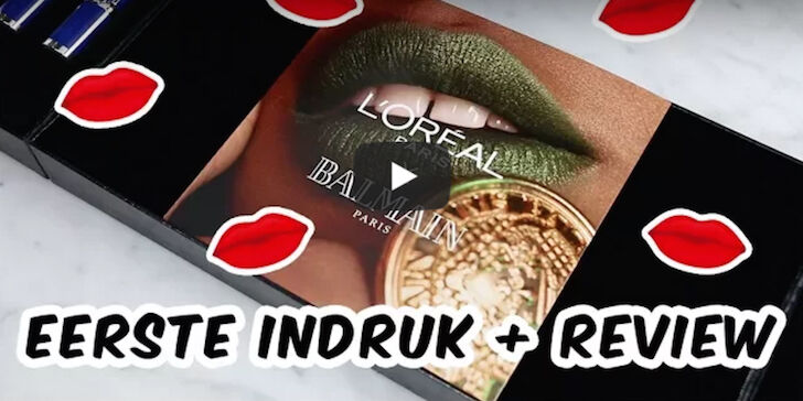 Video: eerste indruk L'Oréal Paris x Balmain lipsticks