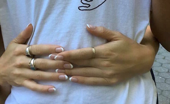 De French manicure trend is terug maar dan anders