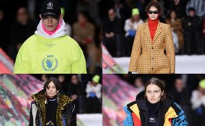 Unisex items, dikke lagen kleding en meer tijdens de Balenciaga fall/winter show in Parijs