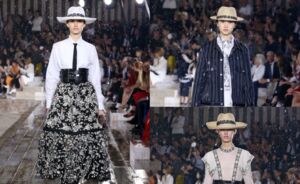 Ondanks de regen viel Dior's rodeo show niet in het water