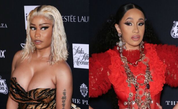 Cardi B. vloog Nicki Minaj aan tijdens New York Fashion Week feestje en dit is waarom...