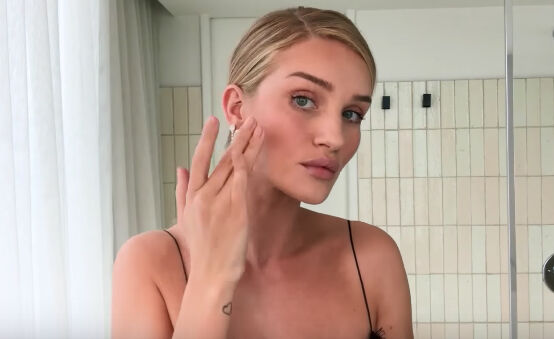 Rosie Huntington-Whiteley's beauty routine