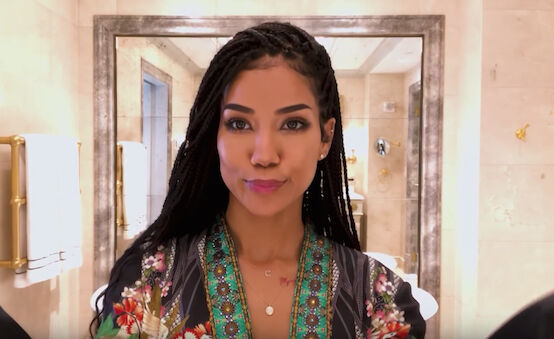 Jhené Aiko's daytime every day make-up look