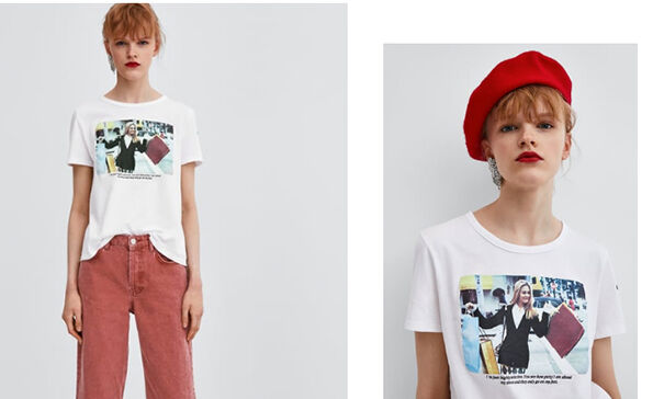 7x toffe T-shirts met print van Zara 