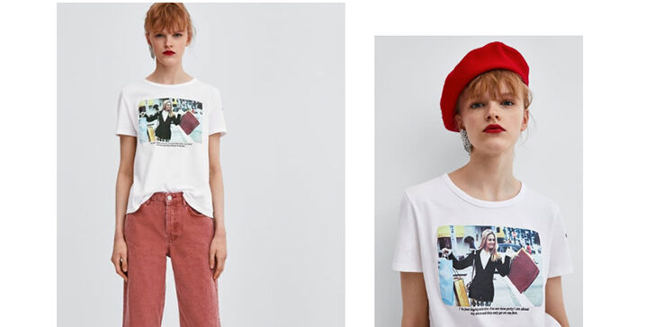 7x toffe T-shirts met print van Zara 