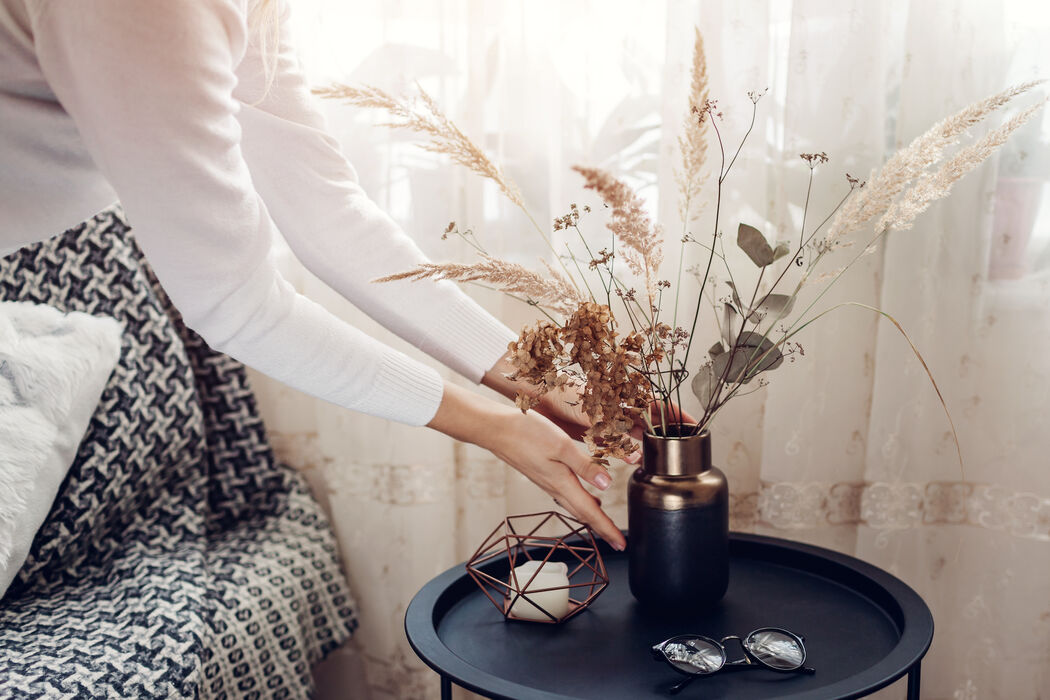 3 stijlvolle manieren om droogbloemen te verwerken in het interieur!