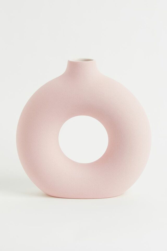 roze vaas, nieuwe h&amp;m home collectie 2022 