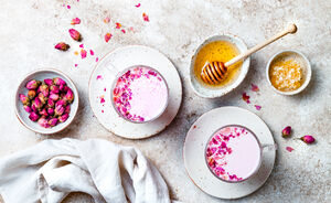 Rose latte is hét perfecte drankje voor Valentijnsdag