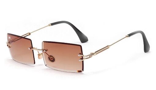 rimless sunglasses