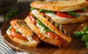 Yum! Recept voor grilled vegetable pesto panini