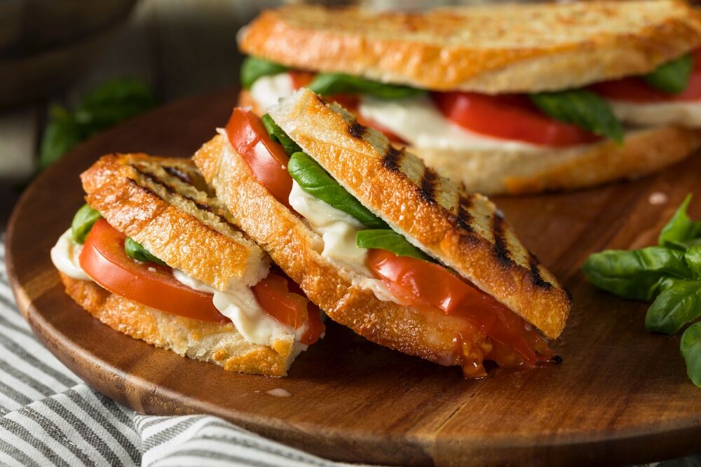 Yum! Recept voor grilled vegetable pesto panini