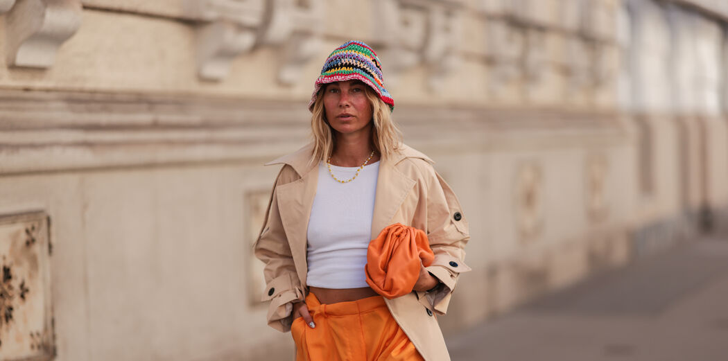 DIY: trendy buckethat van crochet