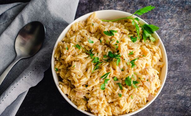 Wil je proberen: recept voor Garlic Parmesan Orzo