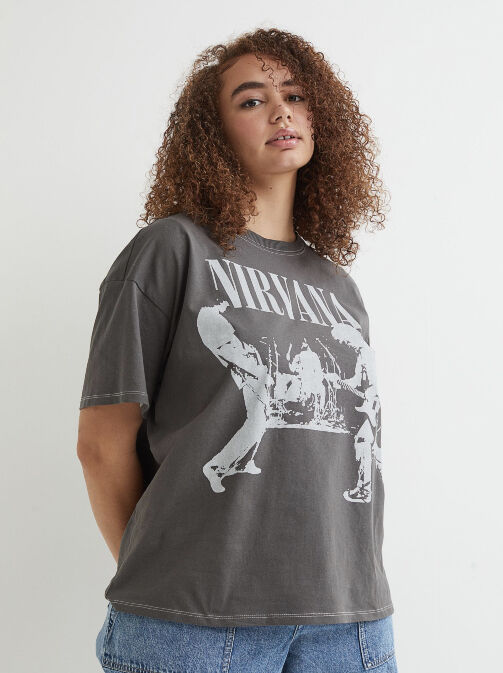 grunge outfit bandshirt nirvana