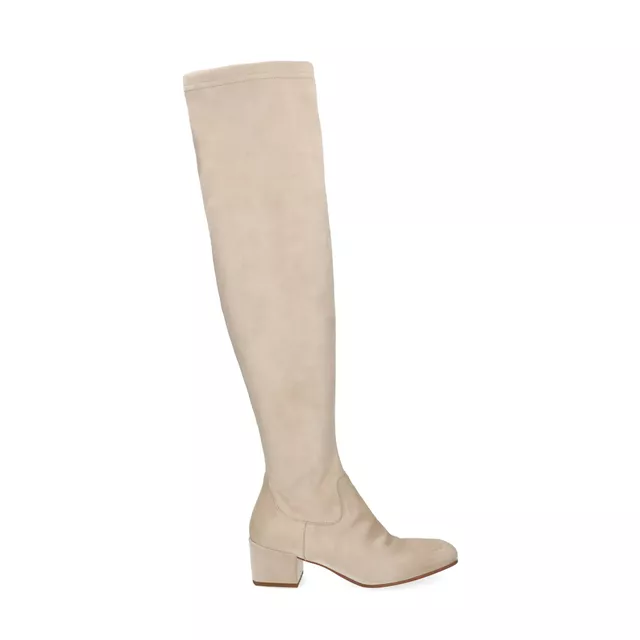 beige overknee boots 