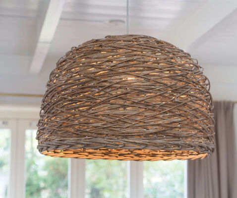 bohemian interieur items rotan hanglamp